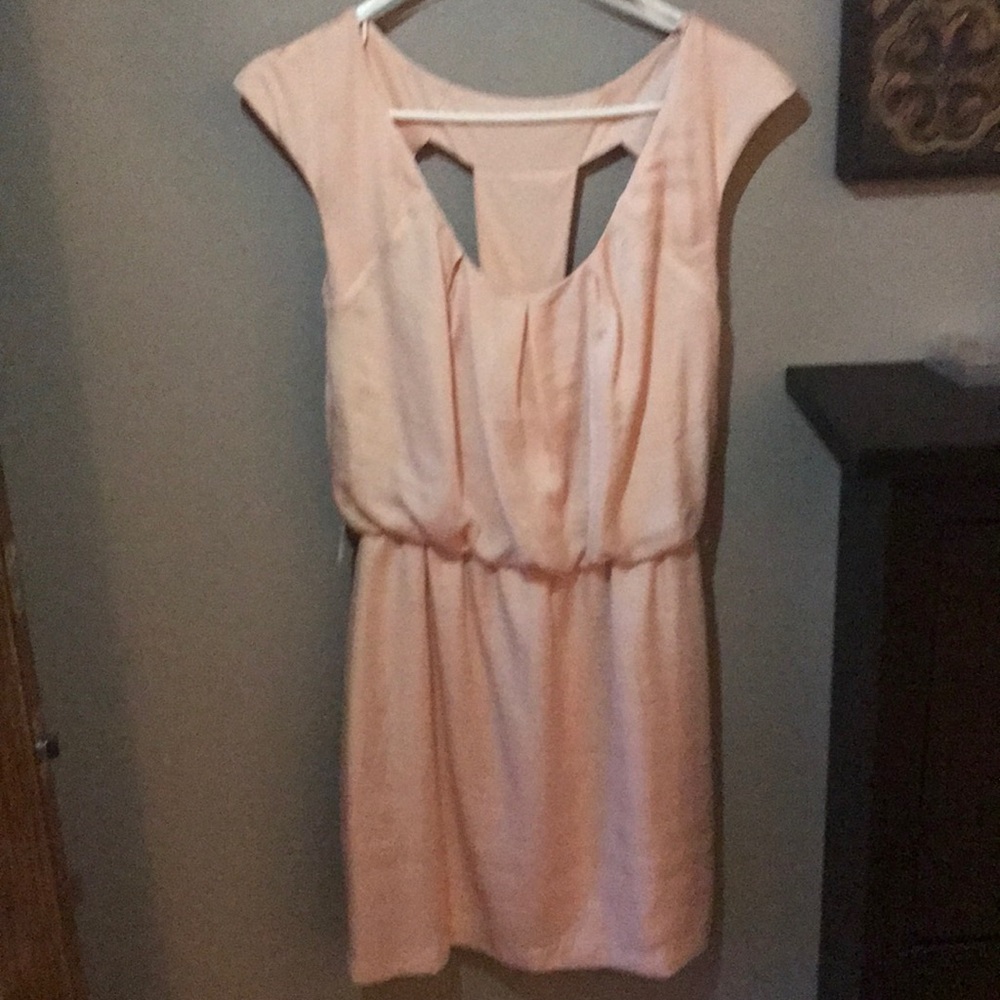 Peach dress